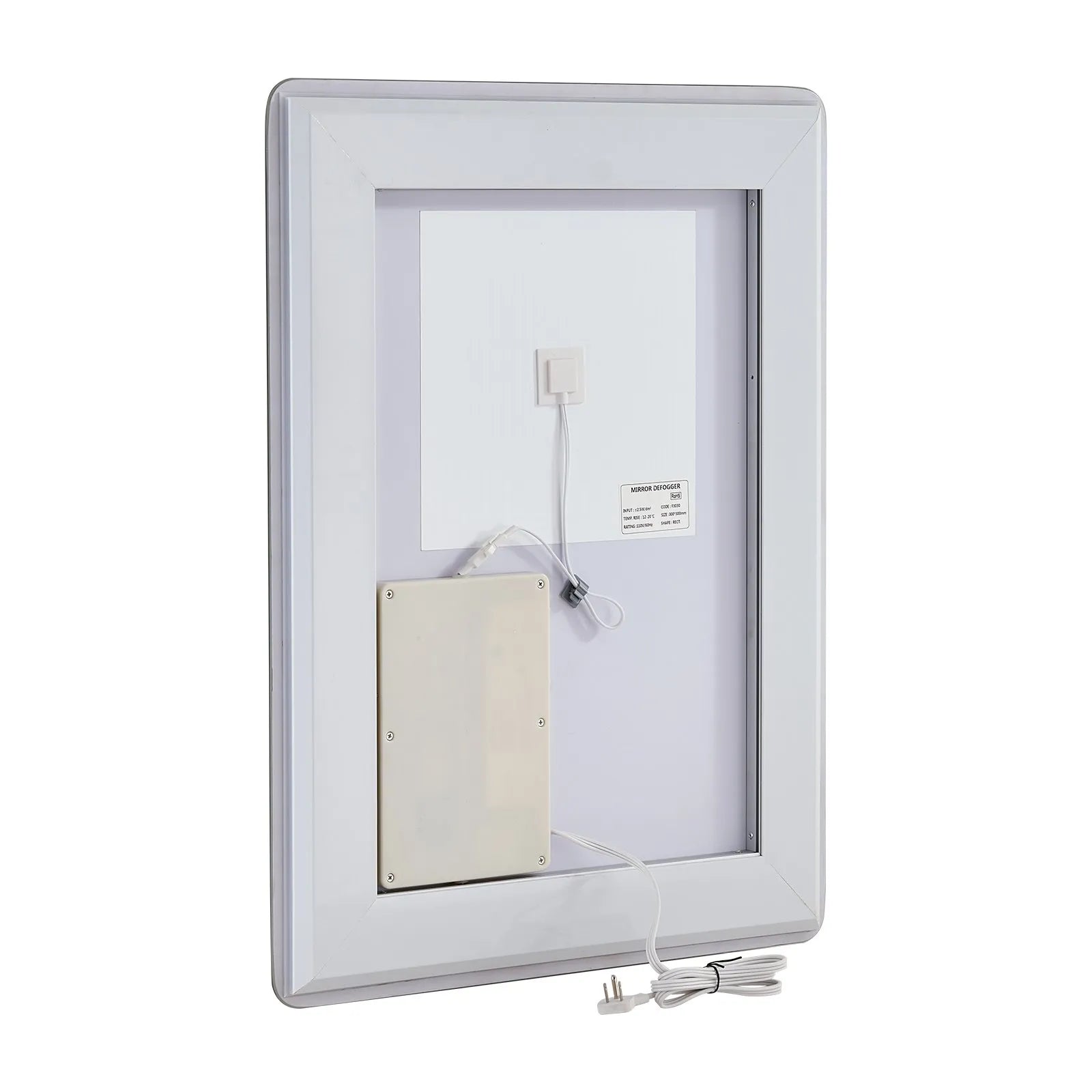 VEVOR LED Bathroom Mirror 3 Colors Anti-fog Wall Mounted Vanity Mirror 24" x 32"
