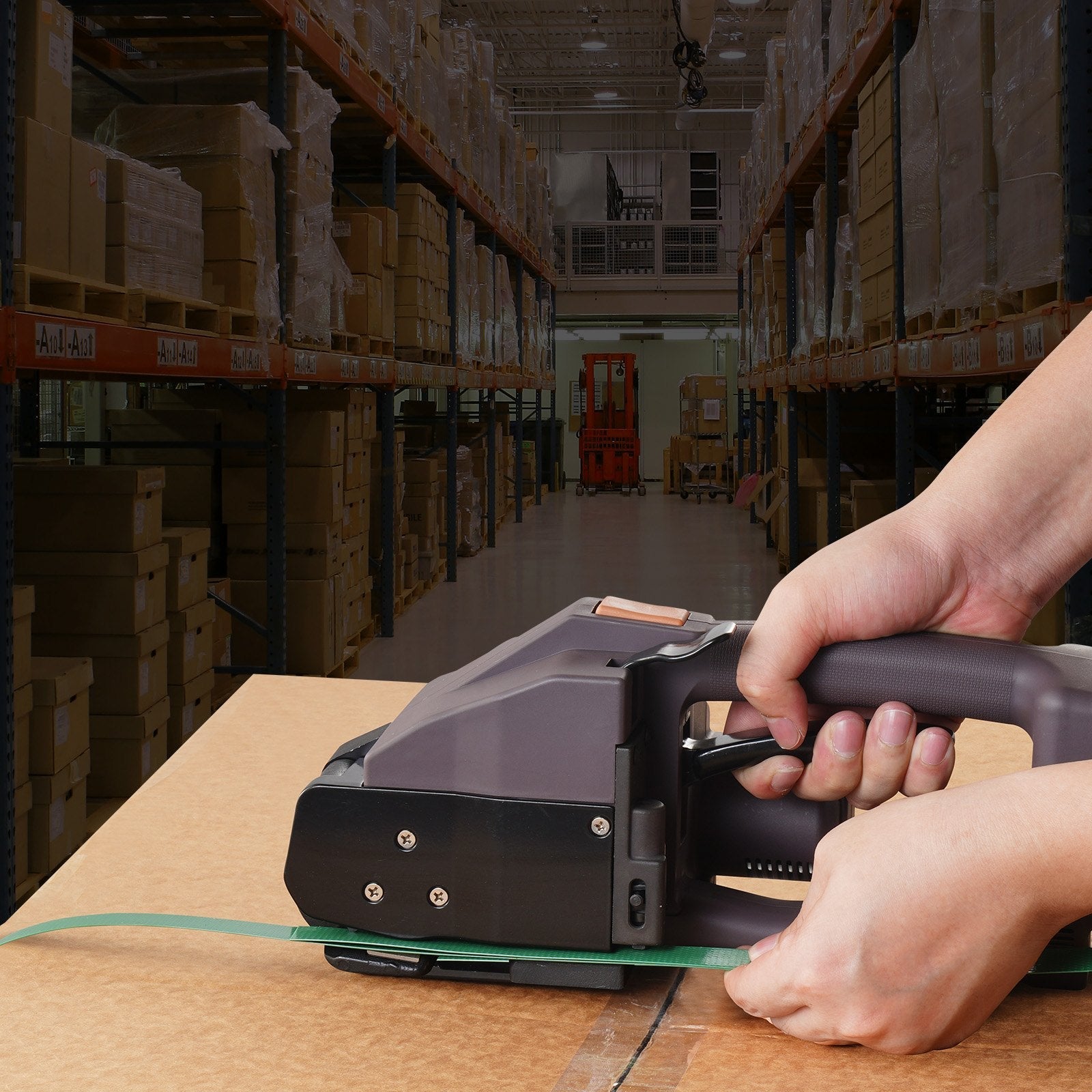 VEVOR Automatic Electric Strapping Machine Tool for PP/PET 0.39"-0.75" Straps 