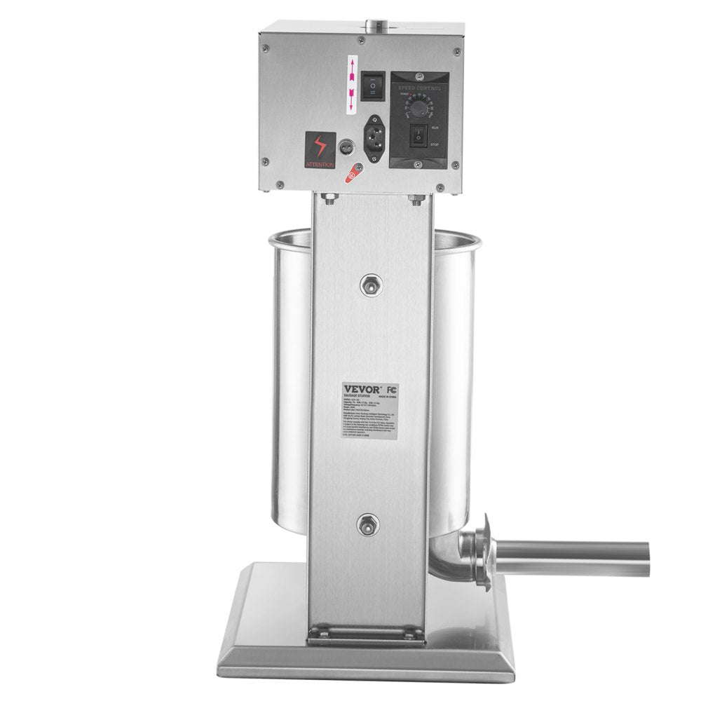 VEVOR Electric Sausage Stuffer 10L Variable Speed Sausage Maker Stainless Steel 
