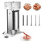 VEVOR Electric Sausage Stuffer, 55 LBS / 25 L Vertical Meat Stuffer, Stepless Speed Control and Foot Pedal, Stainless Steel Heavy Duty Sausage Filler with 5 Stuffing Tubes, for Commercial & Home Use