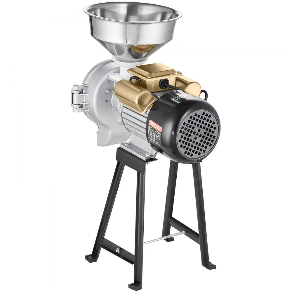 VEVOR 3000W Electric Grain Grinder Corn Wheat Flour Cereal Mill Wet & Dry 
