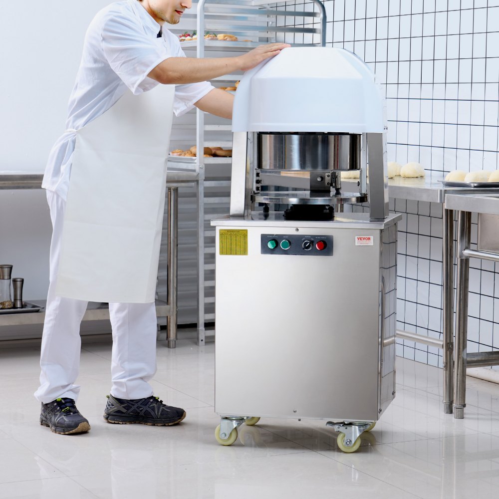 VEVOR Electric Dough Divider 20PCS Automatic Dough Cutter Bread Maker for Bakery 