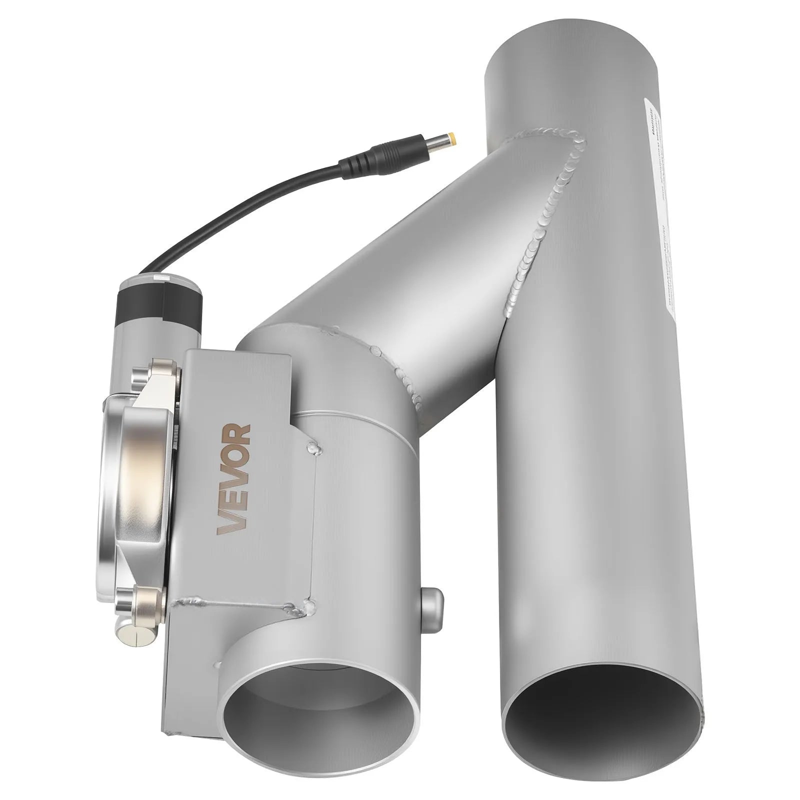 VEVOR Electric Exhaust Cutout, 2.5 Inch 2PCS Universal Stainless Steel Exhaust Valve Kit with One Controller Remote Kit, Cut Out Valve, Y Pipe, Remote Control, Fits Trucks, Sedans, Sports Cars, SUVs 