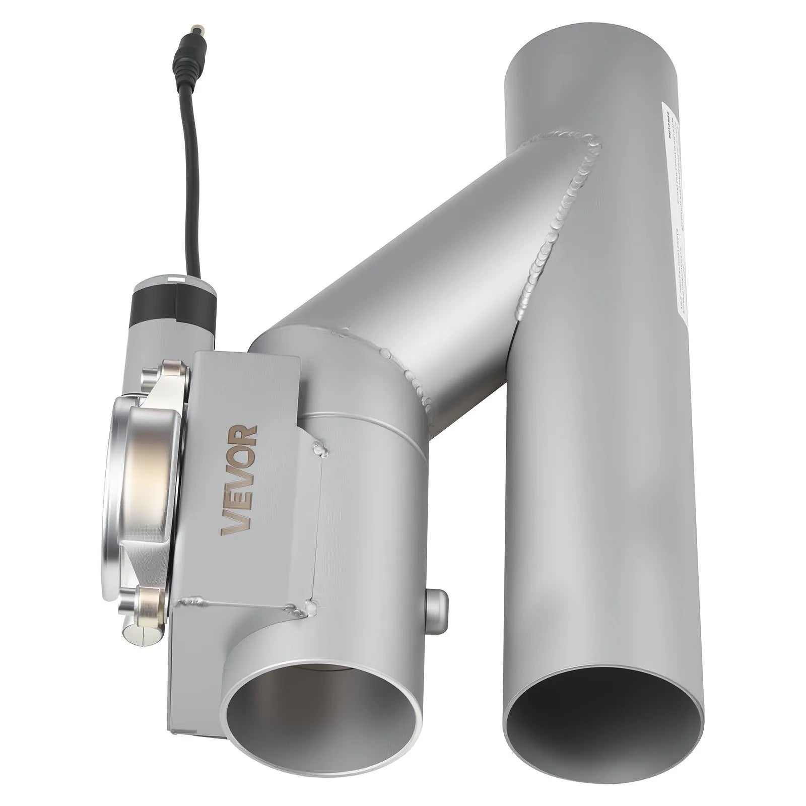 VEVOR Electric Exhaust Cutout, 2.5 Inch 2PCS Universal Stainless Steel Exhaust Valve Kit with One Controller Remote Kit, Cut Out Valve, Y Pipe, Remote Control, Fits Trucks, Sedans, Sports Cars, SUVs 