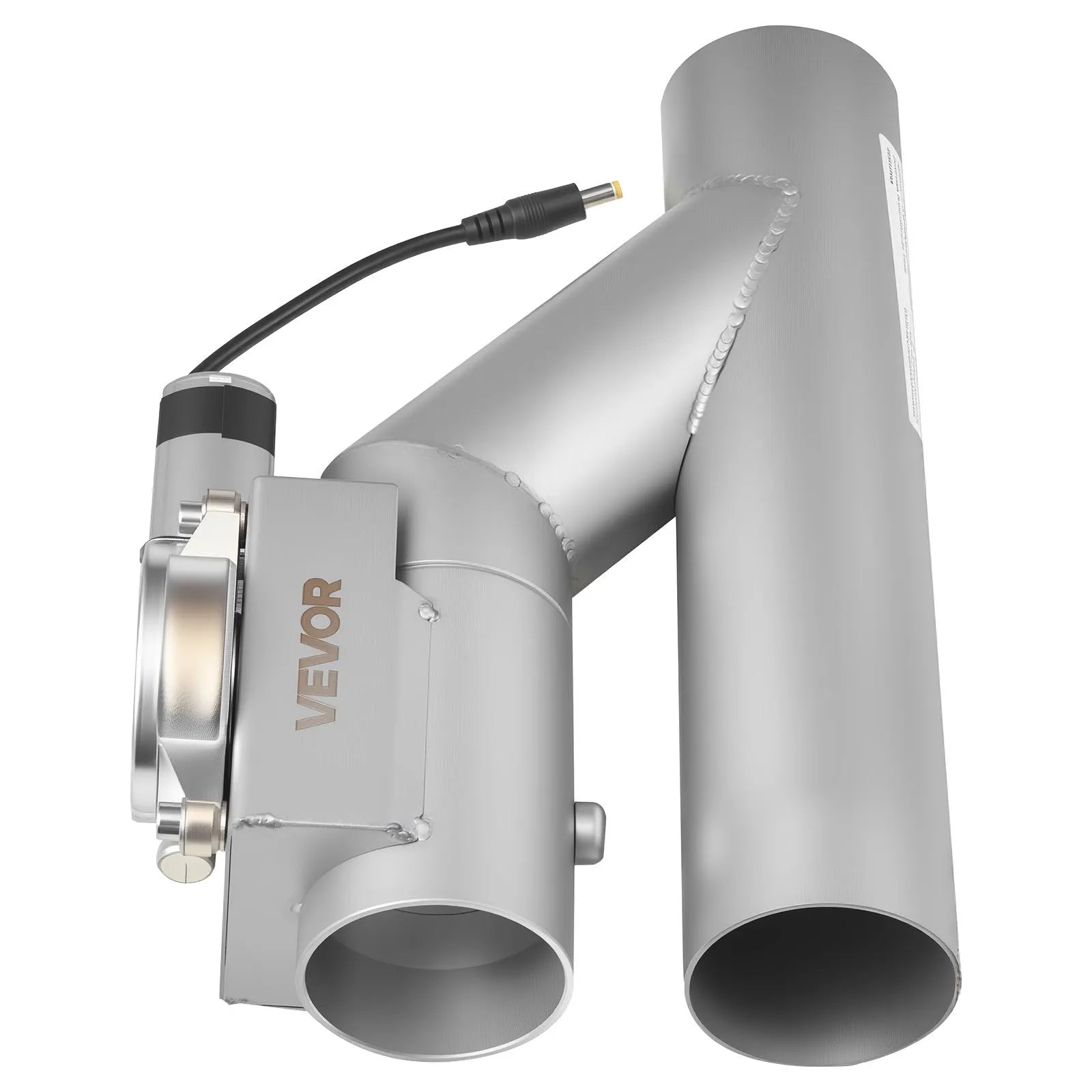 VEVOR Electric Exhaust Cutout, 2.5 Inch 2PCS Universal Stainless Steel Exhaust Valve Kit with One Controller Remote Kit, Cut Out Valve, Y Pipe, Remote Control, Fits Trucks, Sedans, Sports Cars, SUVs 