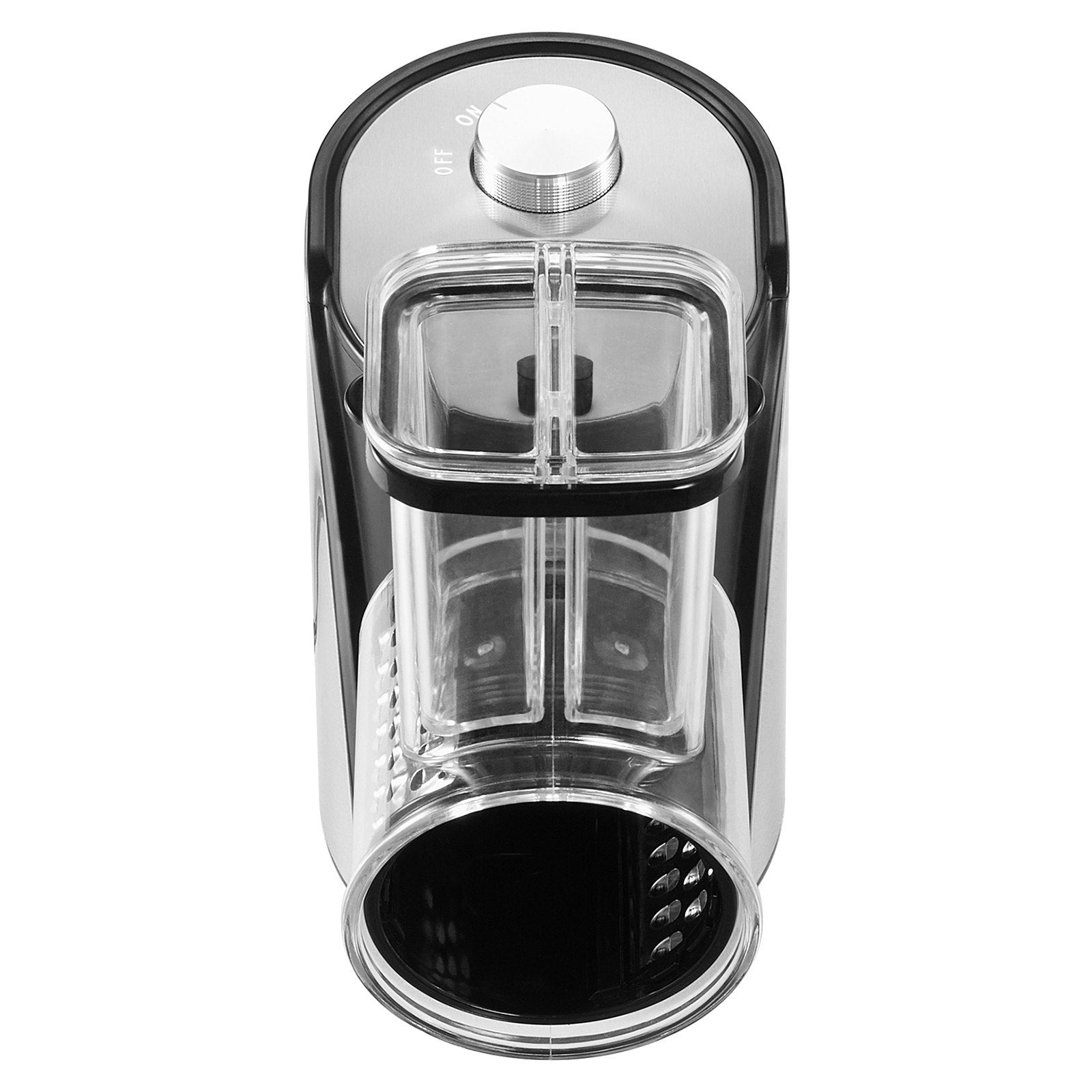 VEVOR Electric Cheese Grater Salad Maker, 250W Salad Shooter, Electric Vegetable Slicer Shredder Chopper for Fruits with 5 Attachments, Stainless Steel Food Cutter for Vegetables, and Cheeses 