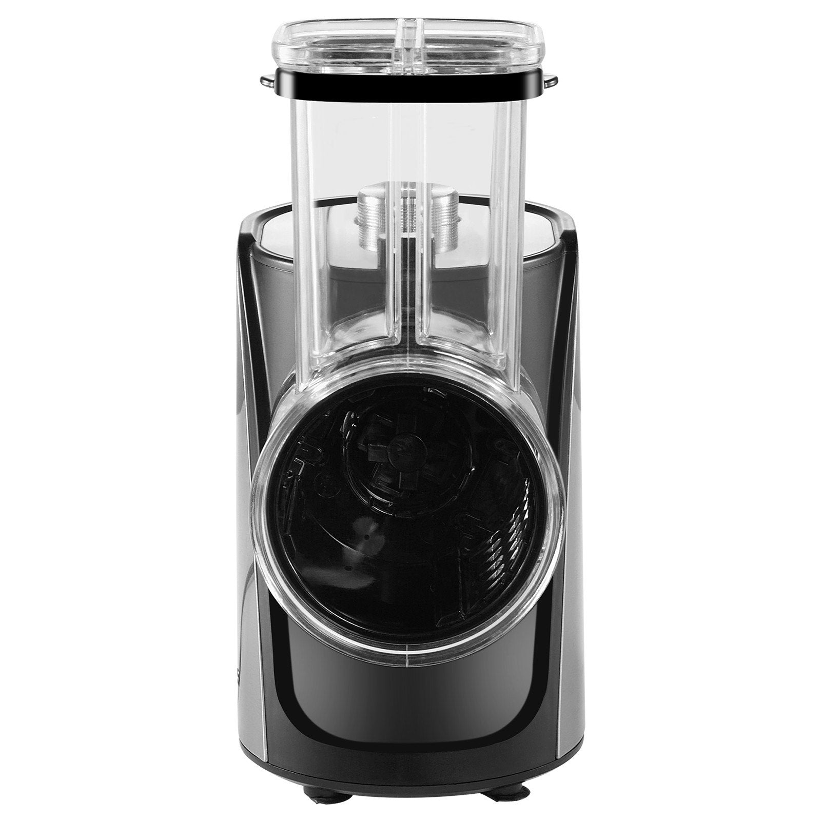 VEVOR Electric Cheese Grater Salad Maker, 250W Salad Shooter, Electric Vegetable Slicer Shredder Chopper for Fruits with 5 Attachments, Stainless Steel Food Cutter for Vegetables, and Cheeses 