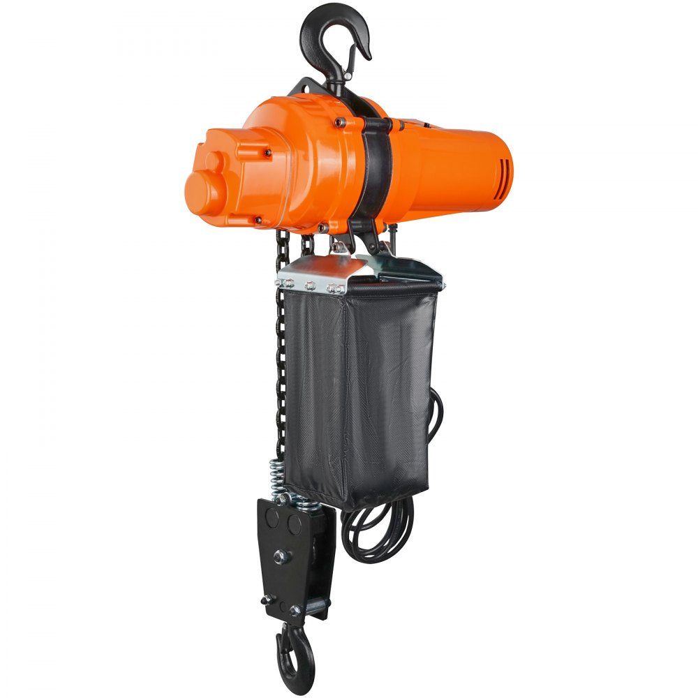 VEVOR Electric Chain Hoist Single Phase Crane Hoist 2200 lbs Load 10 ft Lifting 