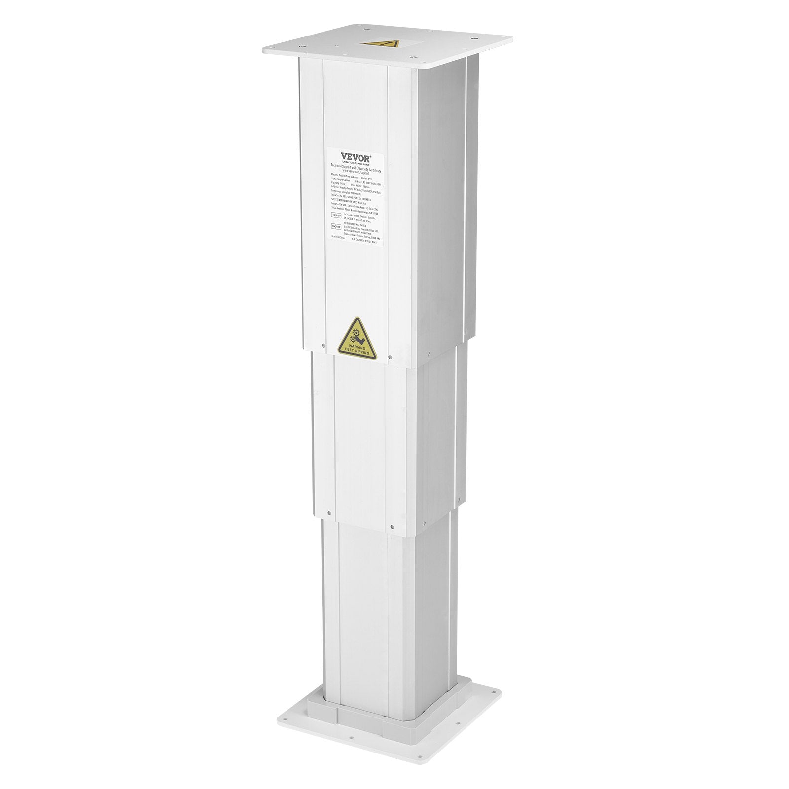 VEVOR 176 lbs Adjustable Electric Lifting Column System 14.2-31.1 in Height Range 