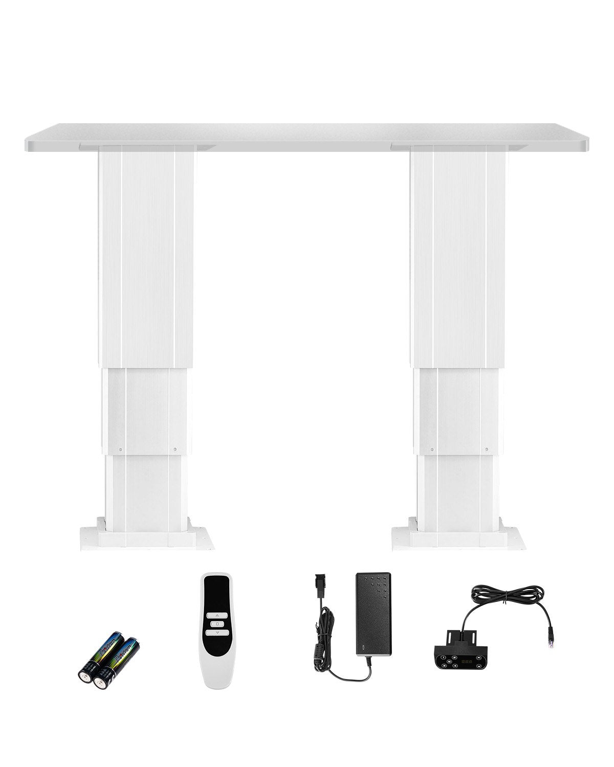 VEVOR 260 lbs Adjustable Electric Lifting Column System 14.2-31.1 in Height Range 