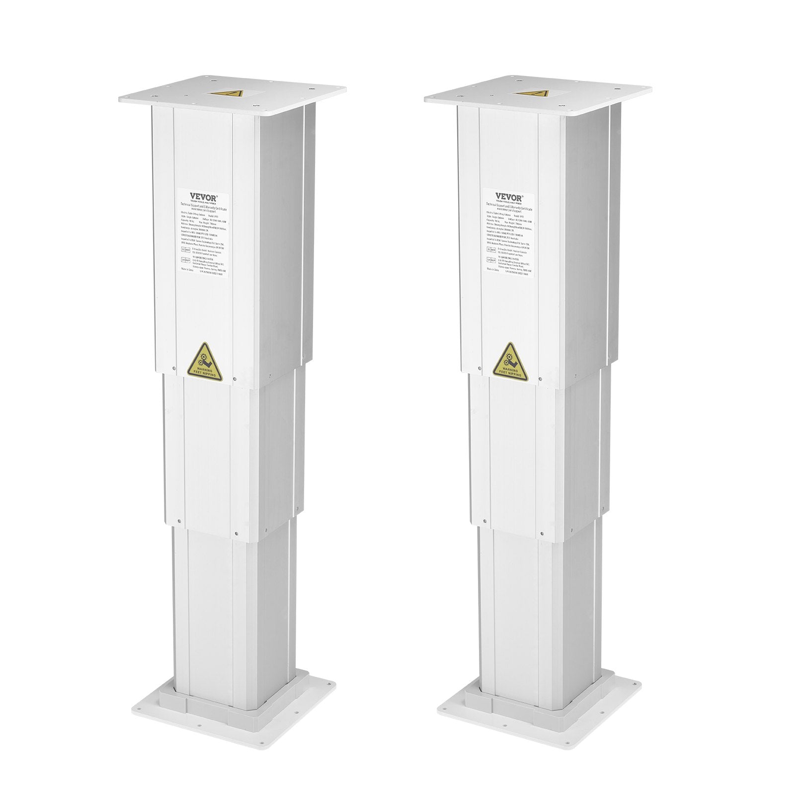 VEVOR 260 lbs Adjustable Electric Lifting Column System 14.2-31.1 in Height Range 