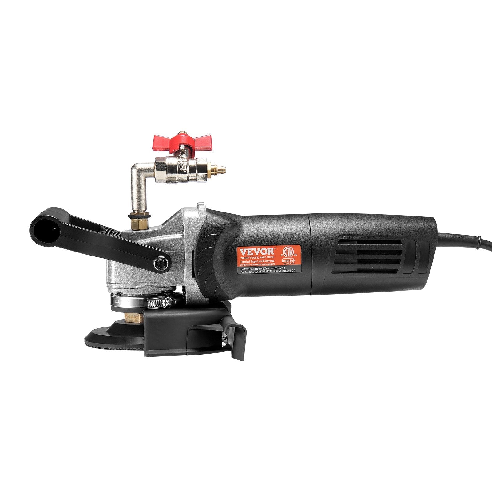 VEVOR Wet Stone Polisher 4-Inch Electric Granite Polisher with 6 Speed & 7 Pads 