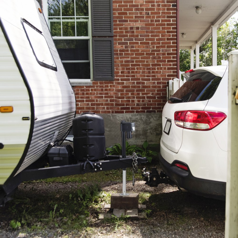 VEVOR Electric Trailer Jack, Power Tongue Jack Weight Capacity 3500 lbs, 9.84"-33.85" Electric Tongue Jack with Waterproof Cover for Lifting RV Trailer, Horse Trailer, Utility Trailer, Yacht Trailer 