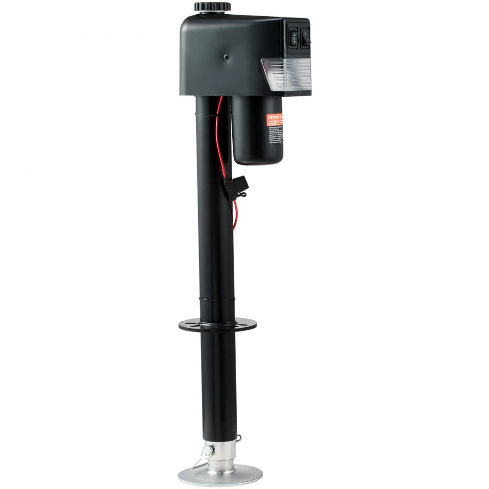 VEVOR Electric Trailer Jack, Power Tongue Jack Weight Capacity 3500 lbs, 9.84"-33.85" Electric Tongue Jack with Waterproof Cover for Lifting RV Trailer, Horse Trailer, Utility Trailer, Yacht Trailer 