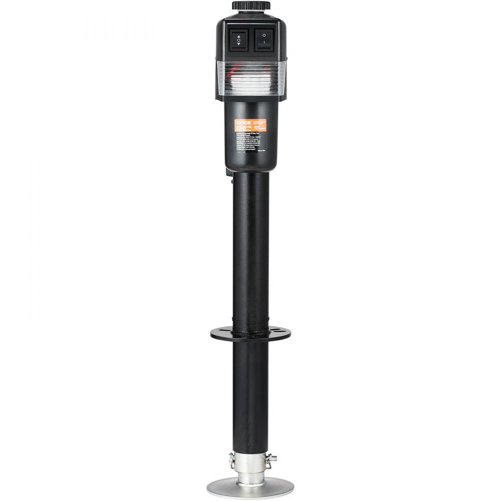 VEVOR Electric Trailer Jack, Power Tongue Jack Weight Capacity 3500 lbs, 9.84"-33.85" Electric Tongue Jack with Waterproof Cover for Lifting RV Trailer, Horse Trailer, Utility Trailer, Yacht Trailer 
