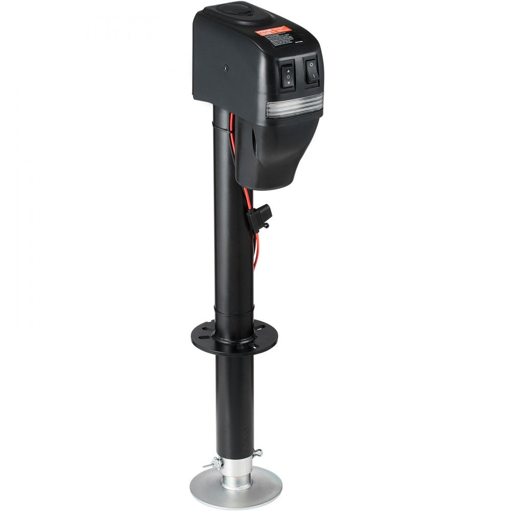 VEVOR Electric Trailer Jack, Power Tongue Jack Weight Capacity 4000 lbs, 9.84"-33.85" Electric Tongue Jack with Waterproof Cover for Lifting RV Trailer, Horse Trailer, Utility Trailer, Yacht Trailer 