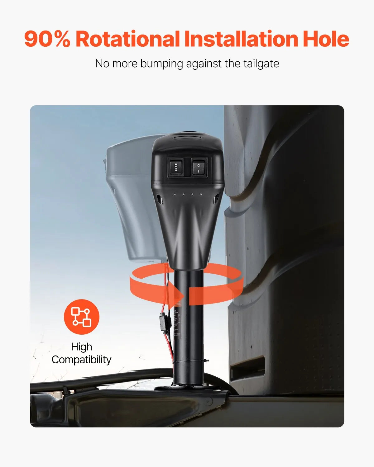 VEVOR Electric Trailer Jack 5000 lbs Power Tongue Jack for RV Trailer & Camper