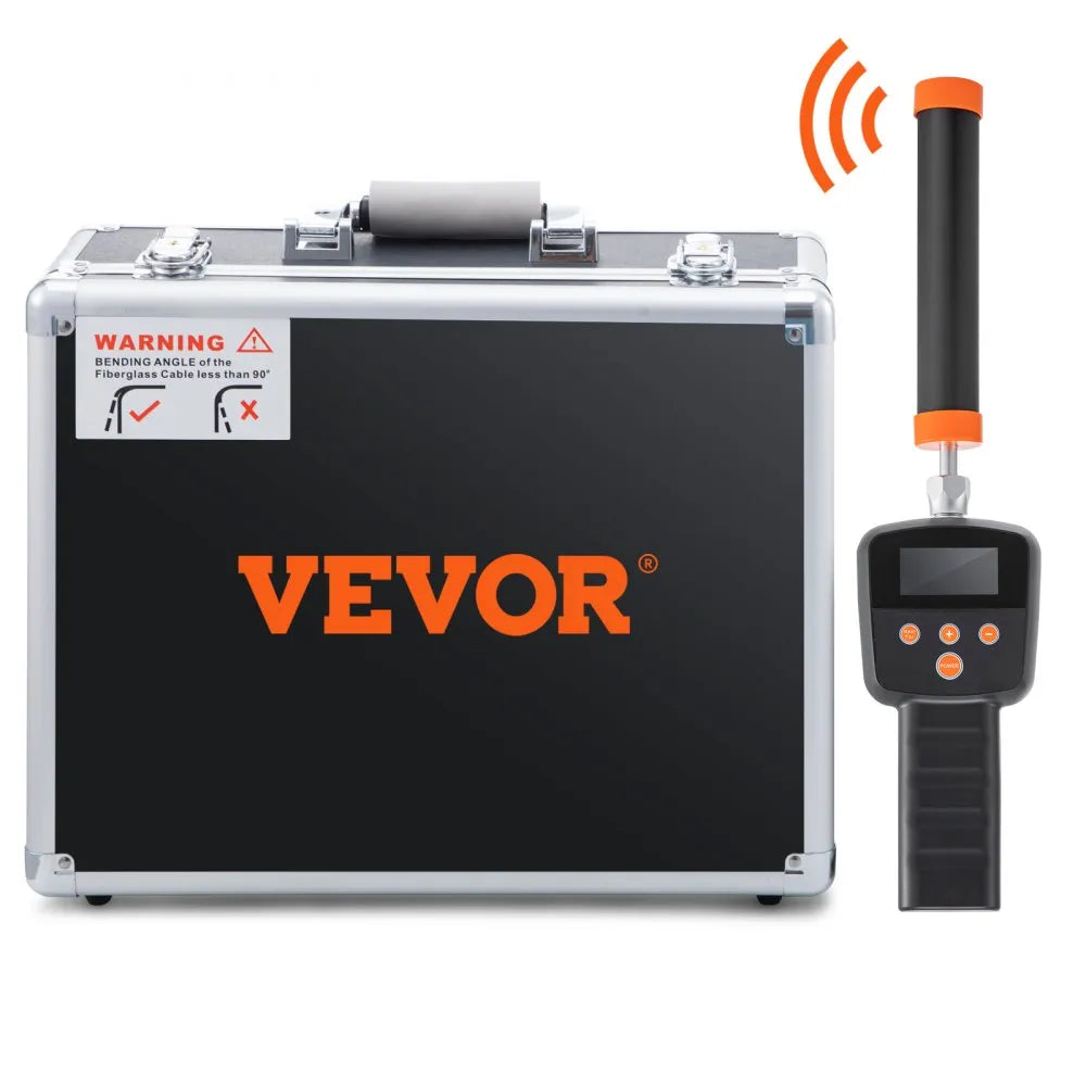 VEVOR Sewer Camera with 512Hz Locator,100 ft/30 m, 7" Pipeline Inspection Camera with DVR Function, IP68 Camera with 12 Adjustable LEDs, A 16 GB SD Card for Sewer Line, Home, Duct Drain Pipe Plumbing