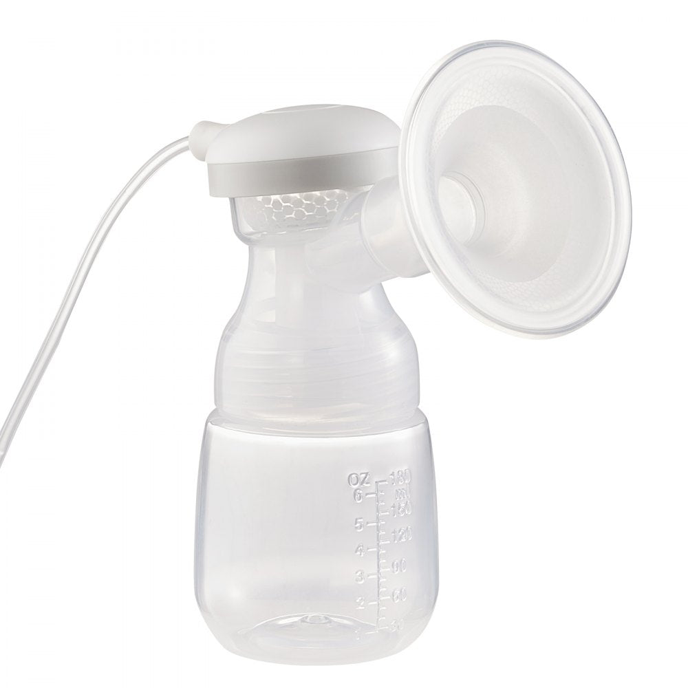VEVOR Breast Pump, Single/Double Adjustable Electric Breast Pumps, 4 Modes & 9/15 Levels, Reciprocating Piston Pumps, 4000mAH Anti-Backflow Breastfeeding Pump with 300mmHg High Suction, 18/22mm Flange 
