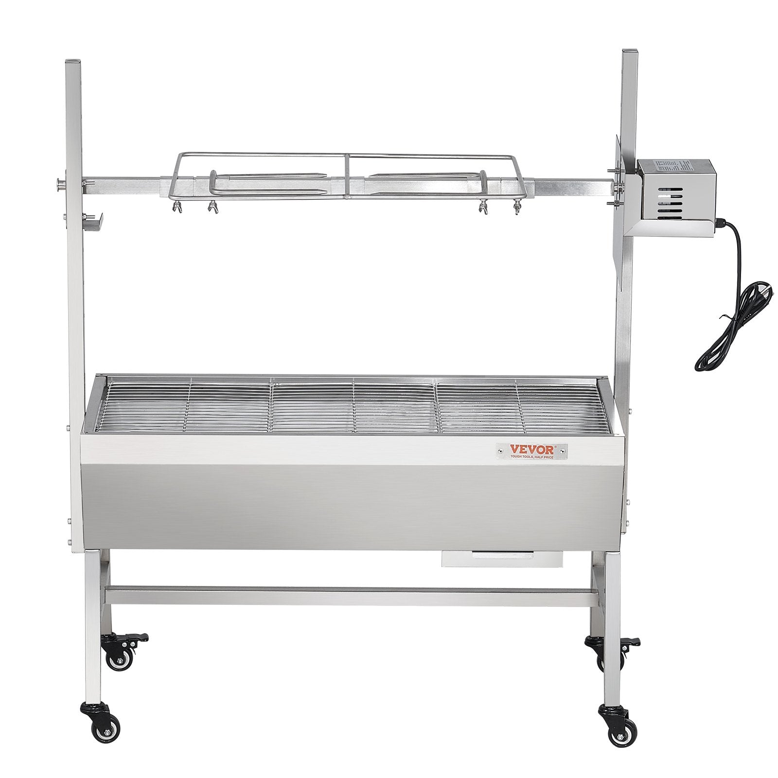 VEVOR Roaster Spit Rotisserie BBQ Grill Pig Lamb Chicken Roaster 42W 135 lbs 