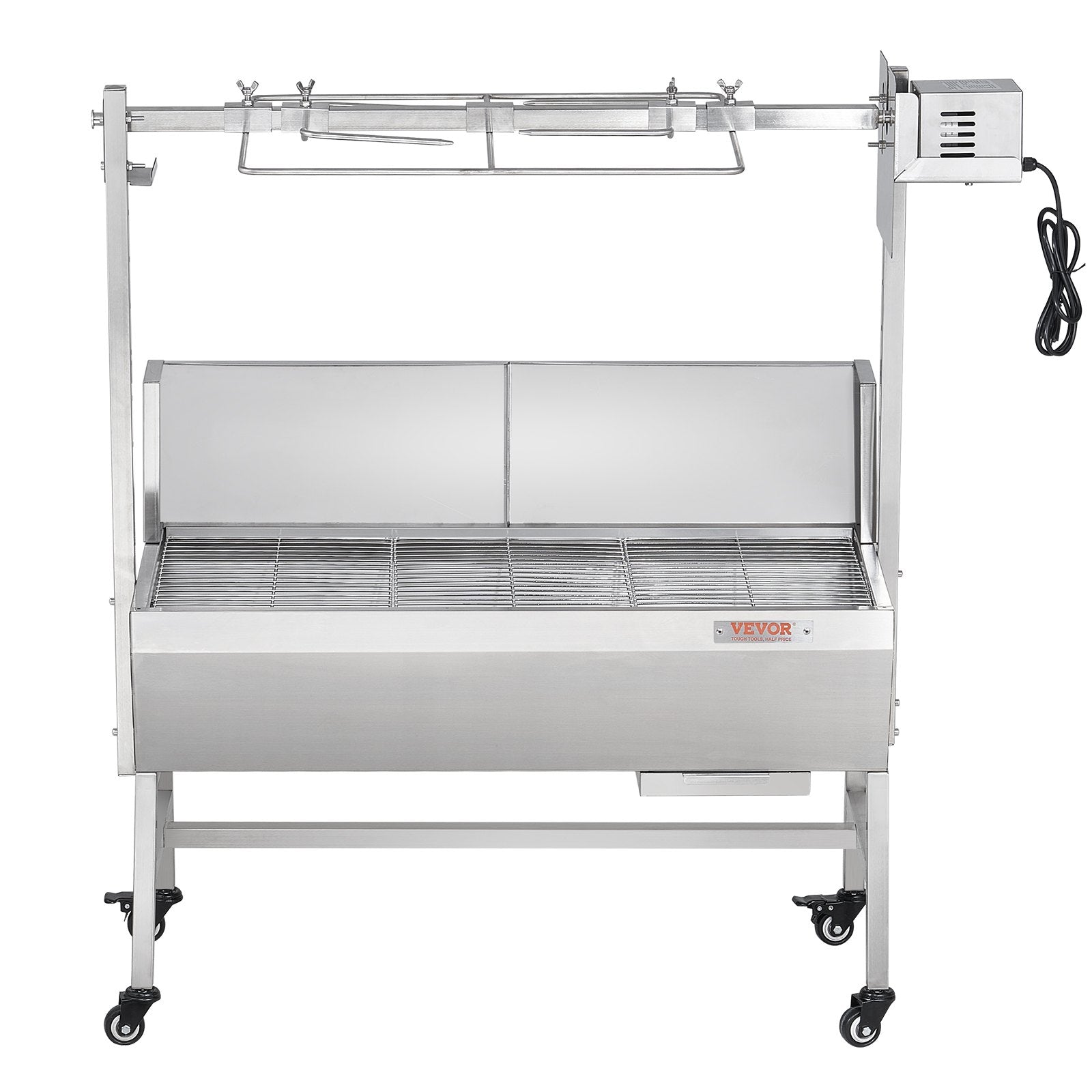VEVOR Roaster Spit Rotisserie BBQ Grill Pig Lamb Chicken Roaster 42W 135LBS 