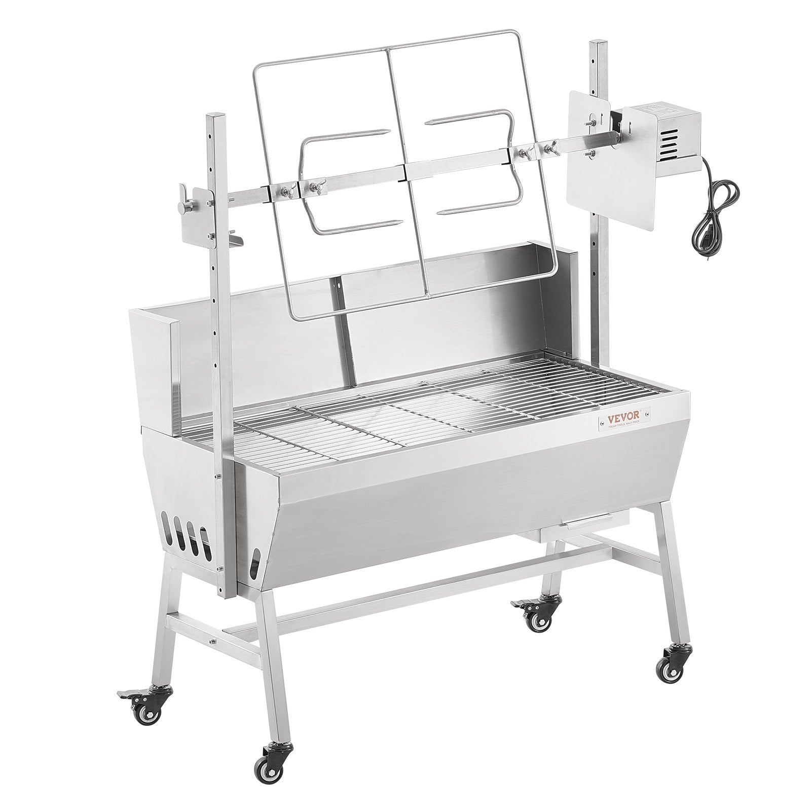 VEVOR Roaster Spit Rotisserie BBQ Grill Pig Lamb Chicken Roaster 42W 135LBS 
