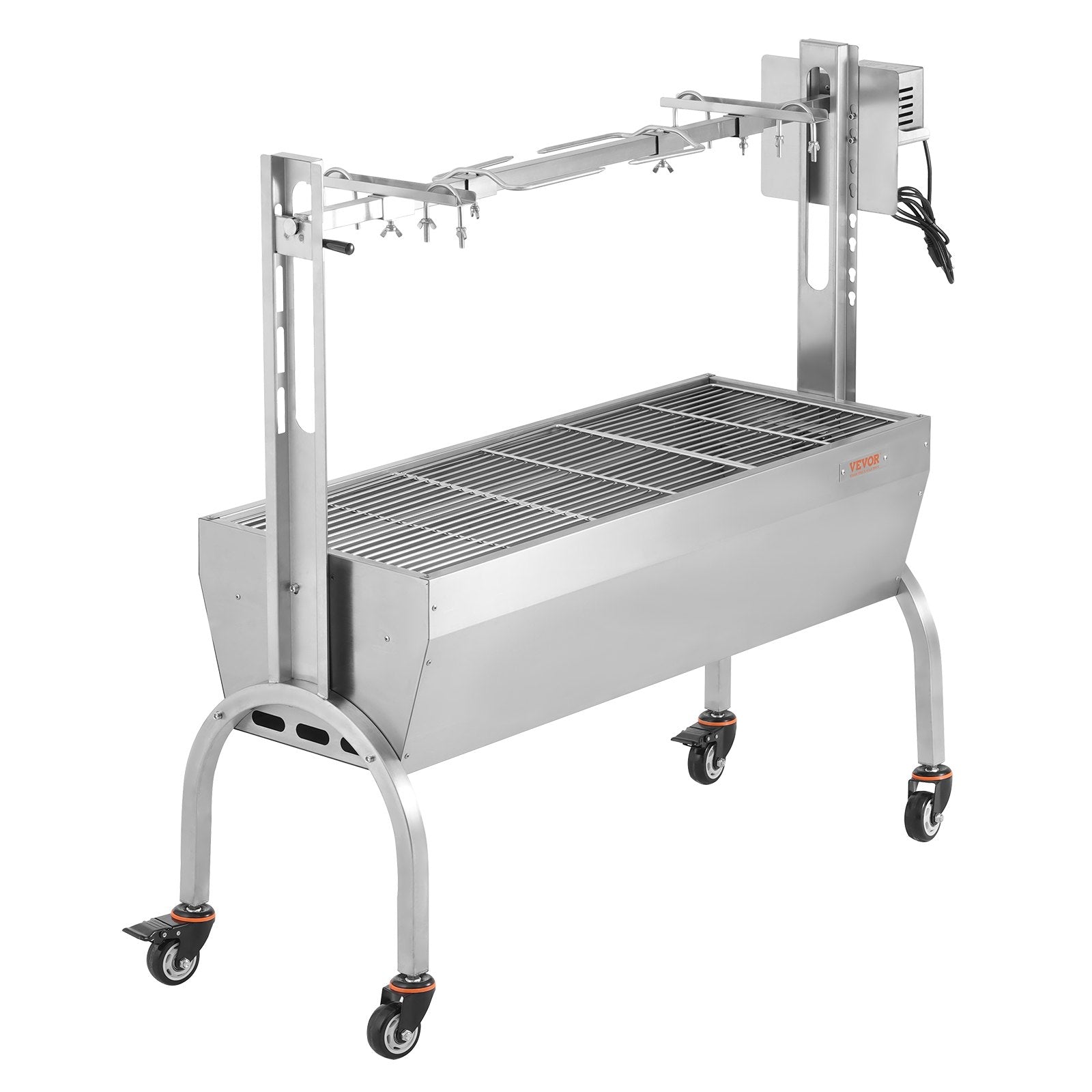 VEVOR Roaster Spit Rotisserie BBQ Grill Pig Lamb Chicken Roaster 52W 198LBS 