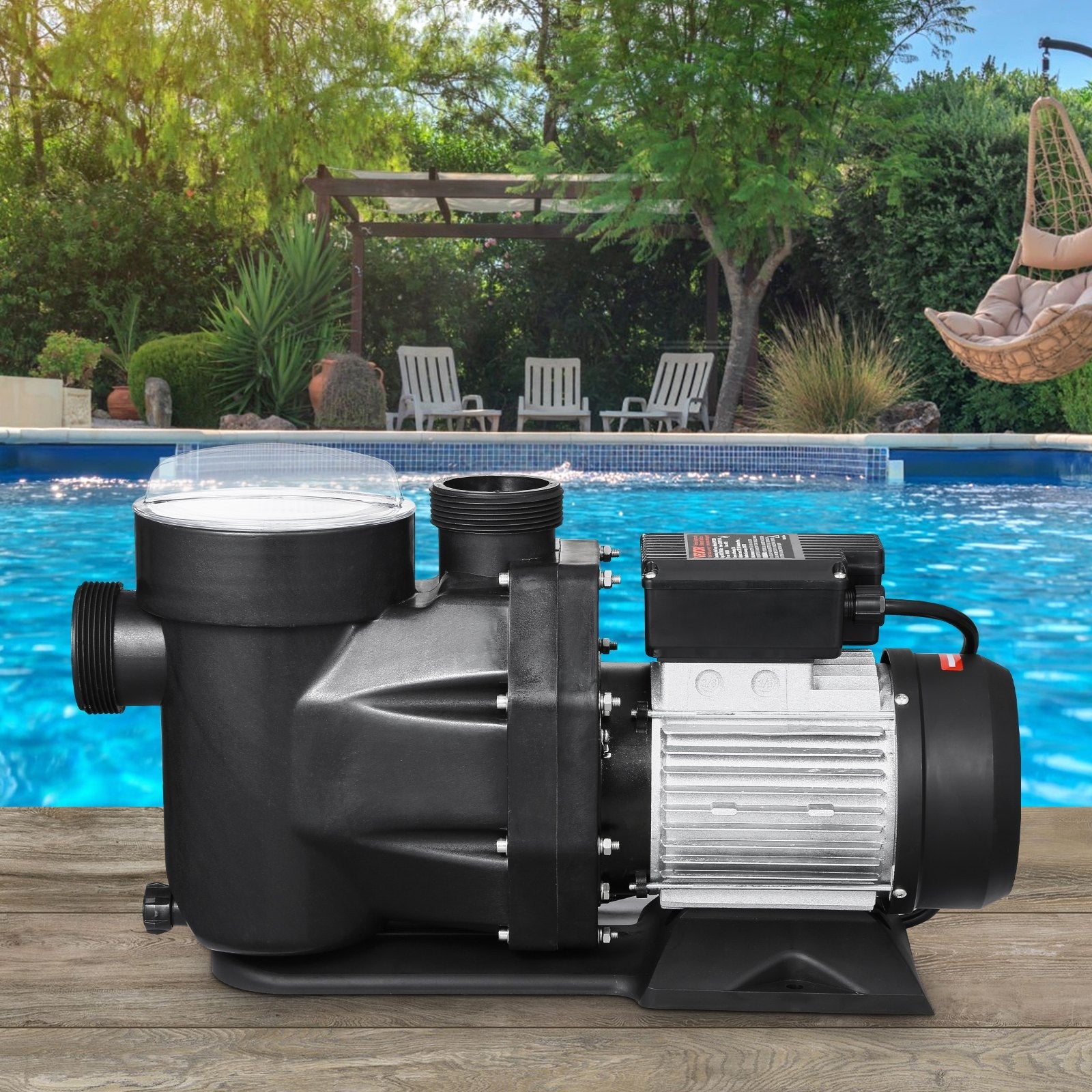 VEVOR 3 HP Above Ground Swimming Pool Pump Single Speed 149 GPM 3450 RPM 220V 