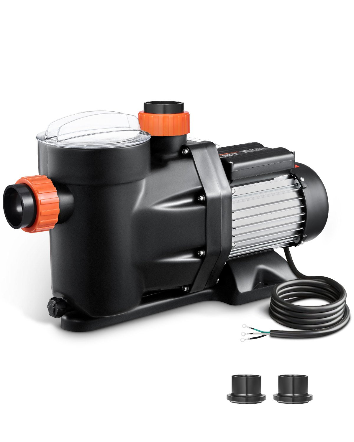 VEVOR 1.5 HP Above Ground Swimming Pool Pump Single Speed 122 GPM 3450 RPM 220V 