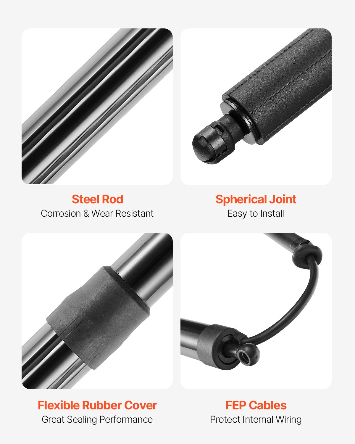 VEVOR Rear Liftgate Strut Left Compatible with 2011-2012 Grand Cherokee WK2s 