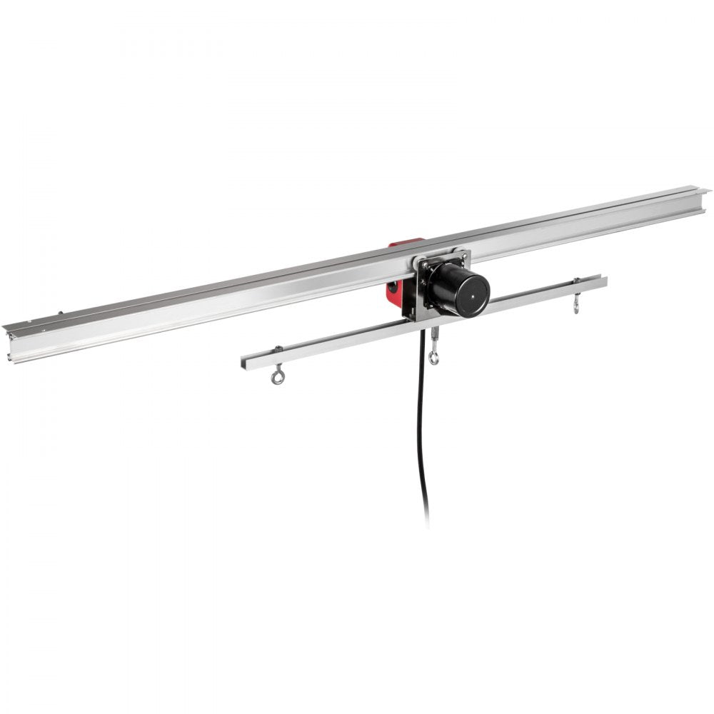 VEVOR Adjustable Indoor Grow Light Mover, 10.8 ft Light Rail Mover Kit 10 r/min, Mover Motor w on/off Button, Three Moving Rails, 0-120 Second Adjustable Time Delay, for Hydroponic Lighting System 