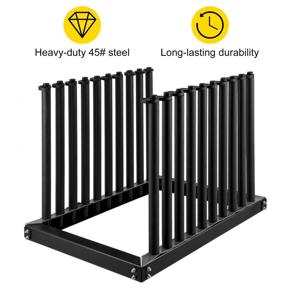 VEVOR Windshield Rack, Windshield Truck Rack, 9-Lite Auto Glass Rack, w/ PVC Pad 