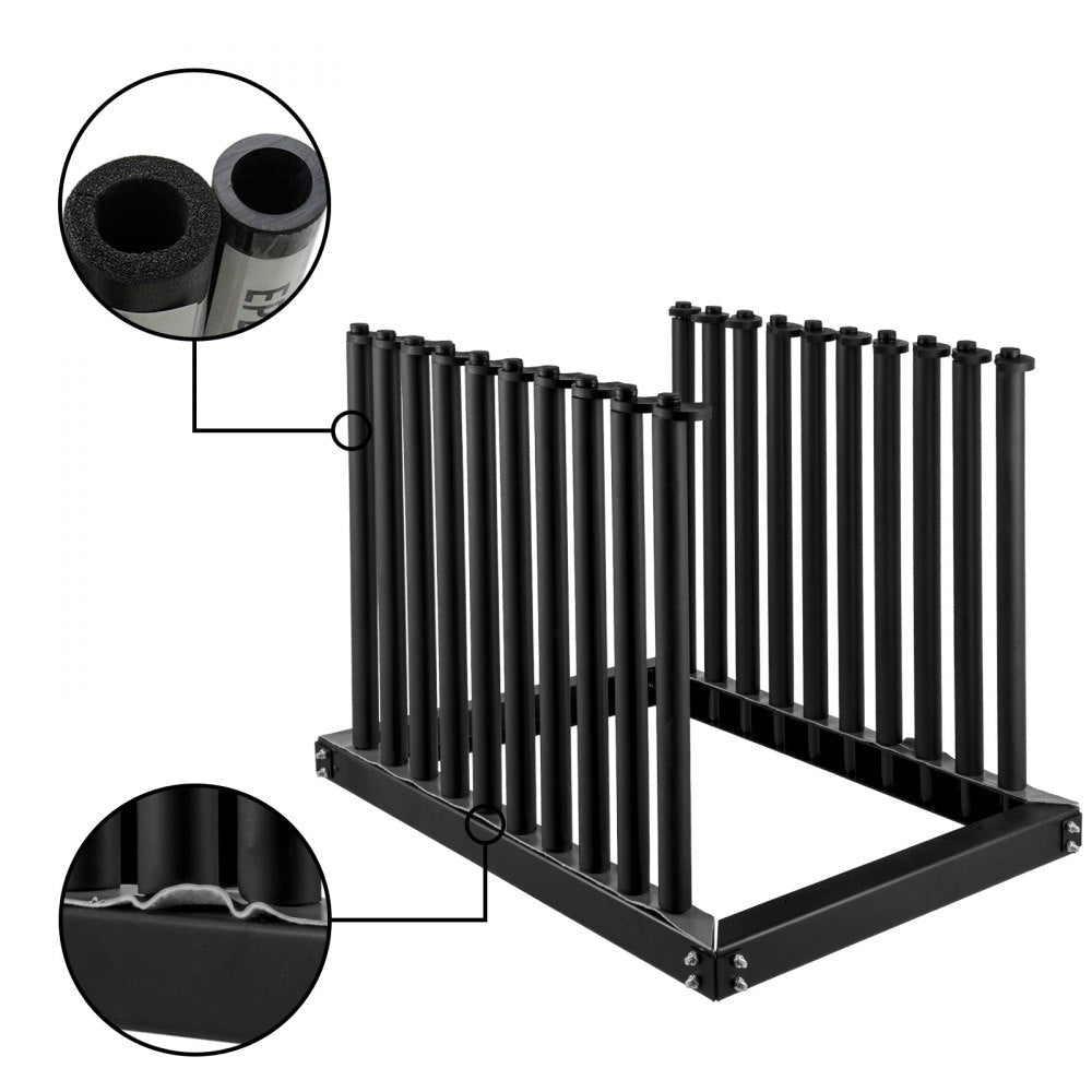 VEVOR Windshield Rack, Windshield Truck Rack, 9-Lite Auto Glass Rack, w/ PVC Pad 