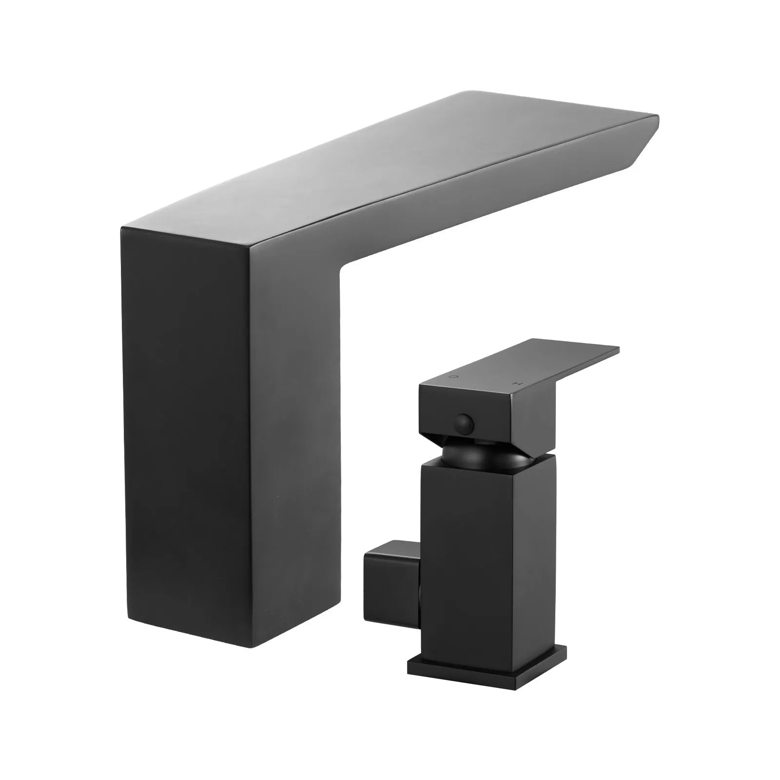 VEVOR Roman Tub Faucet, 3-Hole Bathtub Faucet with Handheld Shower, Matte Black, Stainless Stee 