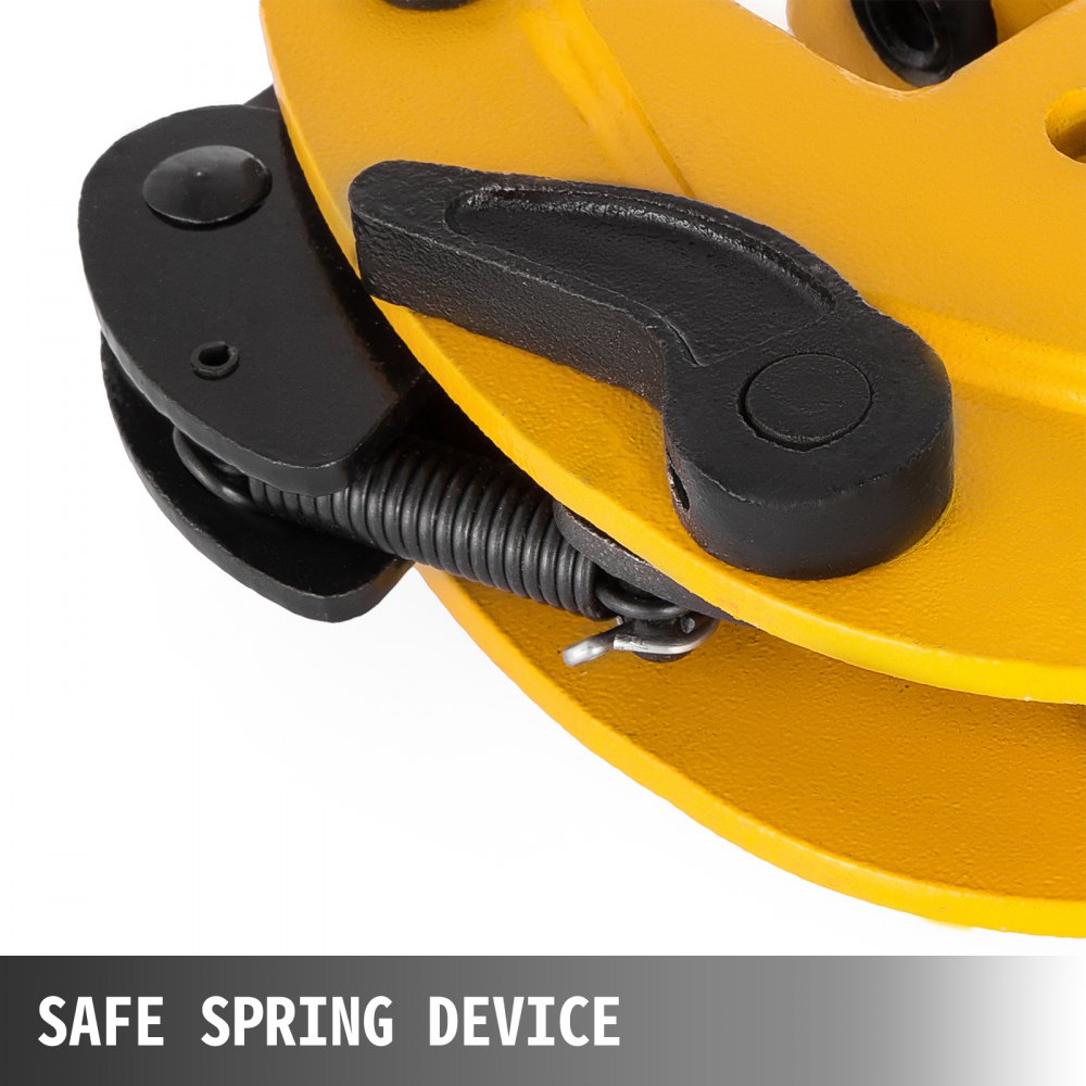 Lifting Clamp Vertical Plate Clamp 1760Lbs/0.8T Industrial Steel Plate Clamp 
