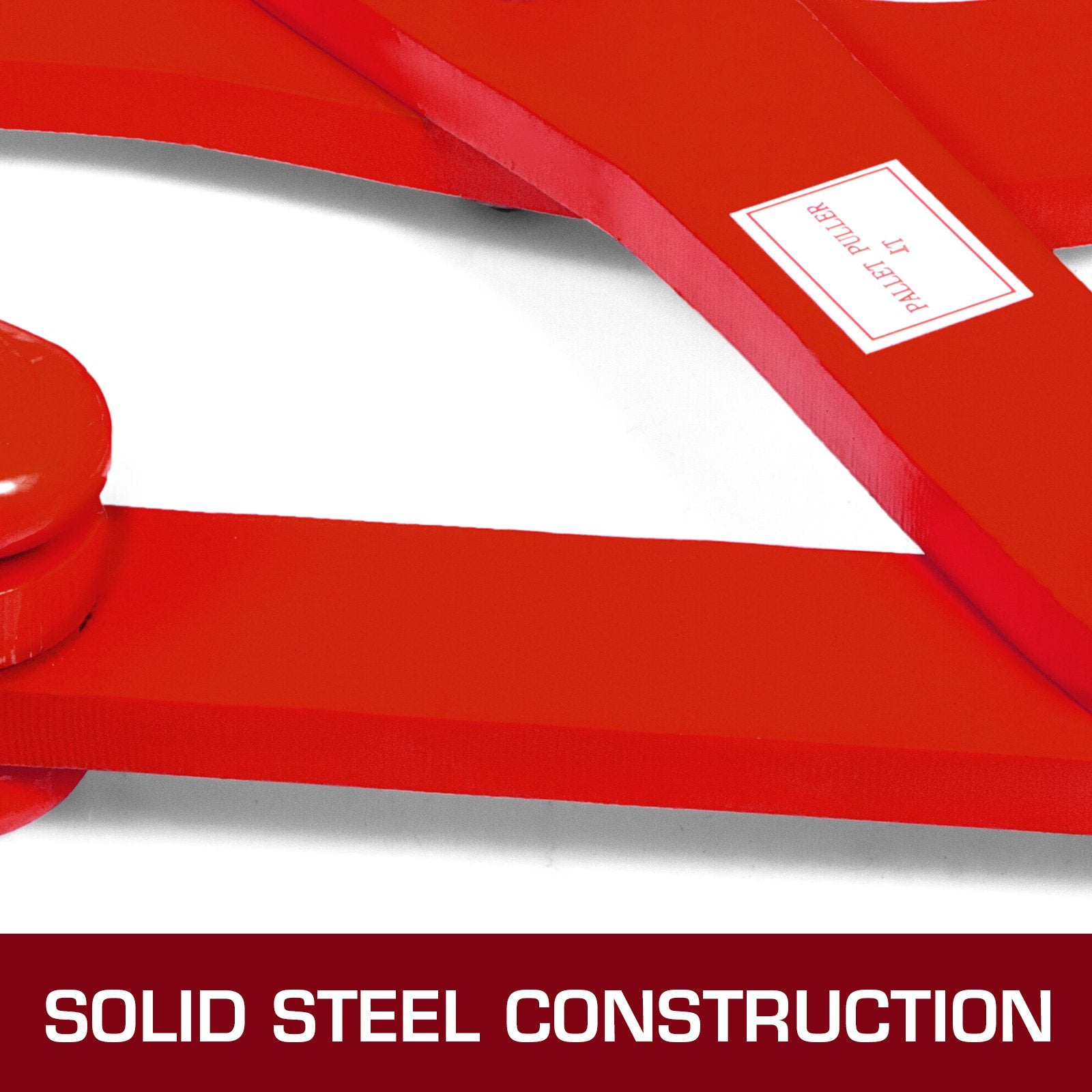 VEVOR Pallet Puller, 1T Steel Single Scissor Red Clamp with 2205 LBS Load Capacity Grabber, 4.3 Inch Jaw Opening and 0.5 Inch Jaw Height, Hook Pulling Hoisting Tool for Forklift Chain 