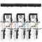 VEVOR Bike Storage Rack, 6 Bike Racks and 3 Helmets Hooks, Wall Mount Bike Storage Hanger, Home & Garage Organizer, Customizable for Various Bike Sizes, Adjustable Holder, Holds Up to 300 lbs, 51-inch