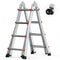 VEVOR Telescoping Ladder A Frame 13 FT Extension Multi-Function for Homework