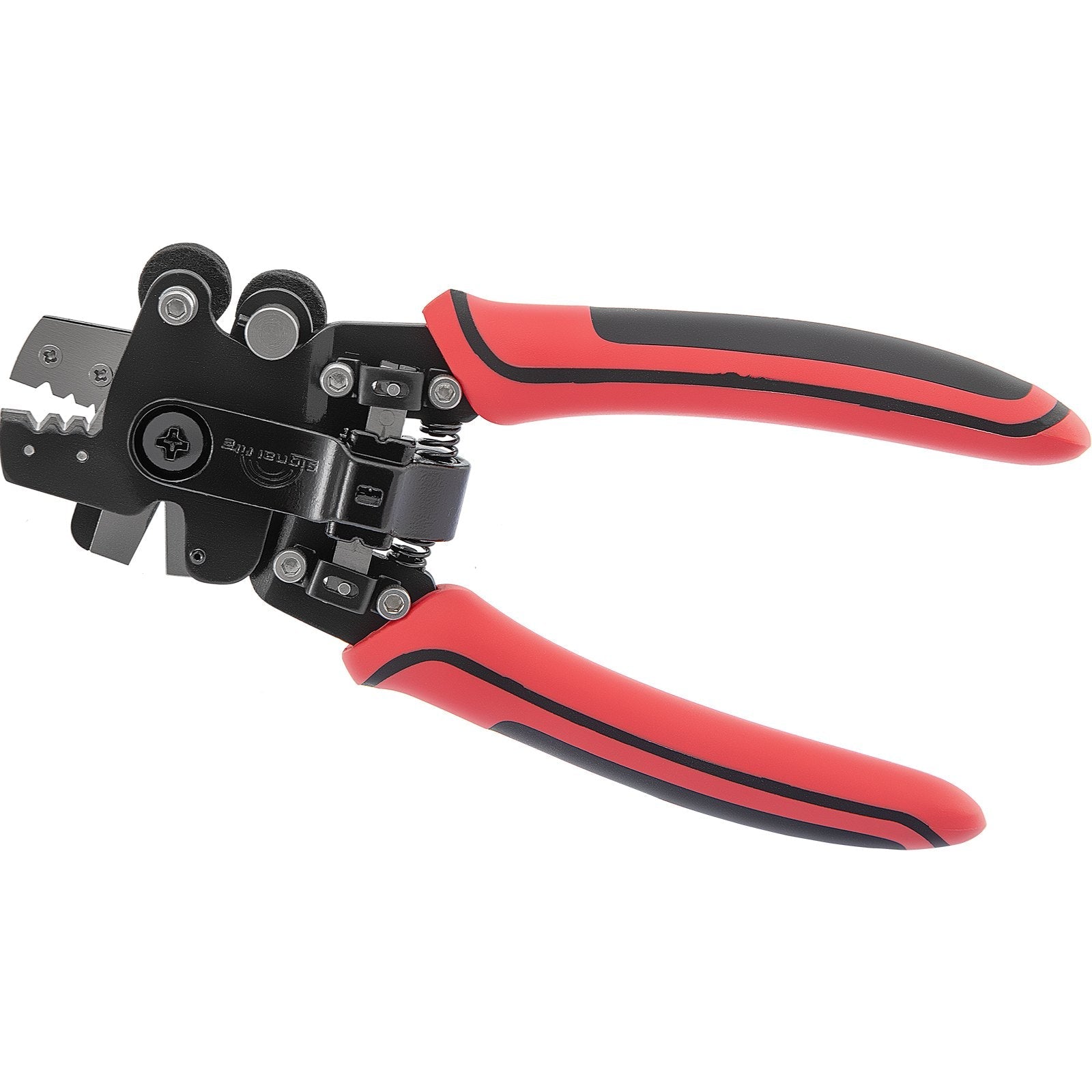 VEVOR Fiber Optic Stripper, 4 in 1 Wire Cutters Pliers, Three Hole Fiber Stripping Plier w/Wire Cutter for Stripping, Cutting and Cleaning, Applied in Electrical Work and Maintenance 