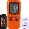 VEVOR 3-in-1 EMF Meter, 5Hz-6GHz, Handheld Rechargeable Electromagnetic Field Radiation Detector, Digital LCD EMF Tester for EF MF RF Home Inspections Outdoor Ghost Hunting 5G Cell Tower Temperature