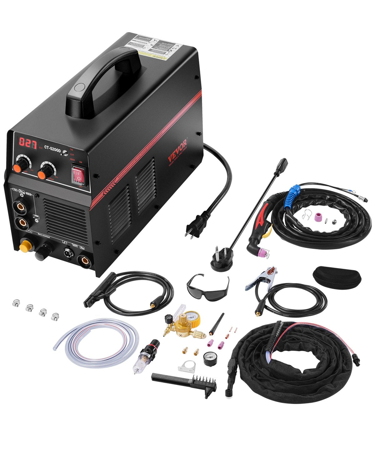 VEVOR 3 in 1 Plasma Cutter Welder Machine TIG/MMA Plasma Cutter Combo 110/220V 