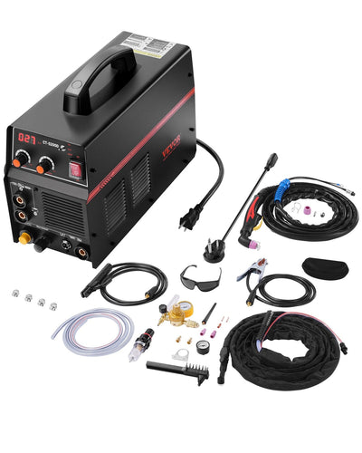 VEVOR 3 in 1 Plasma Cutter Welder Machine TIG/MMA Plasma Cutter Combo 110/220V 