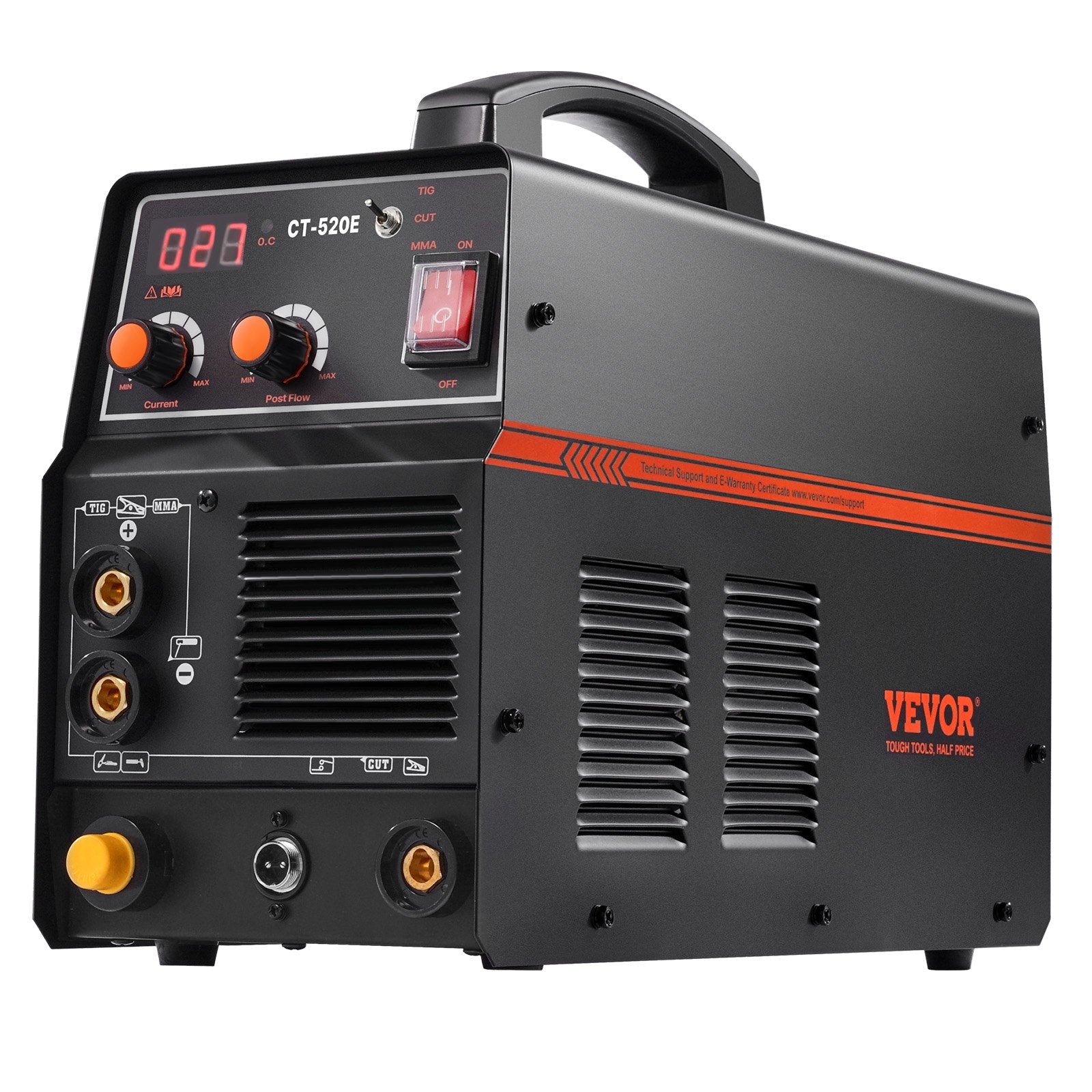 VEVOR 3 in 1 Plasma Cutter Welder Machine CT-520E TIG/MMA Plasma Cutter Combo 