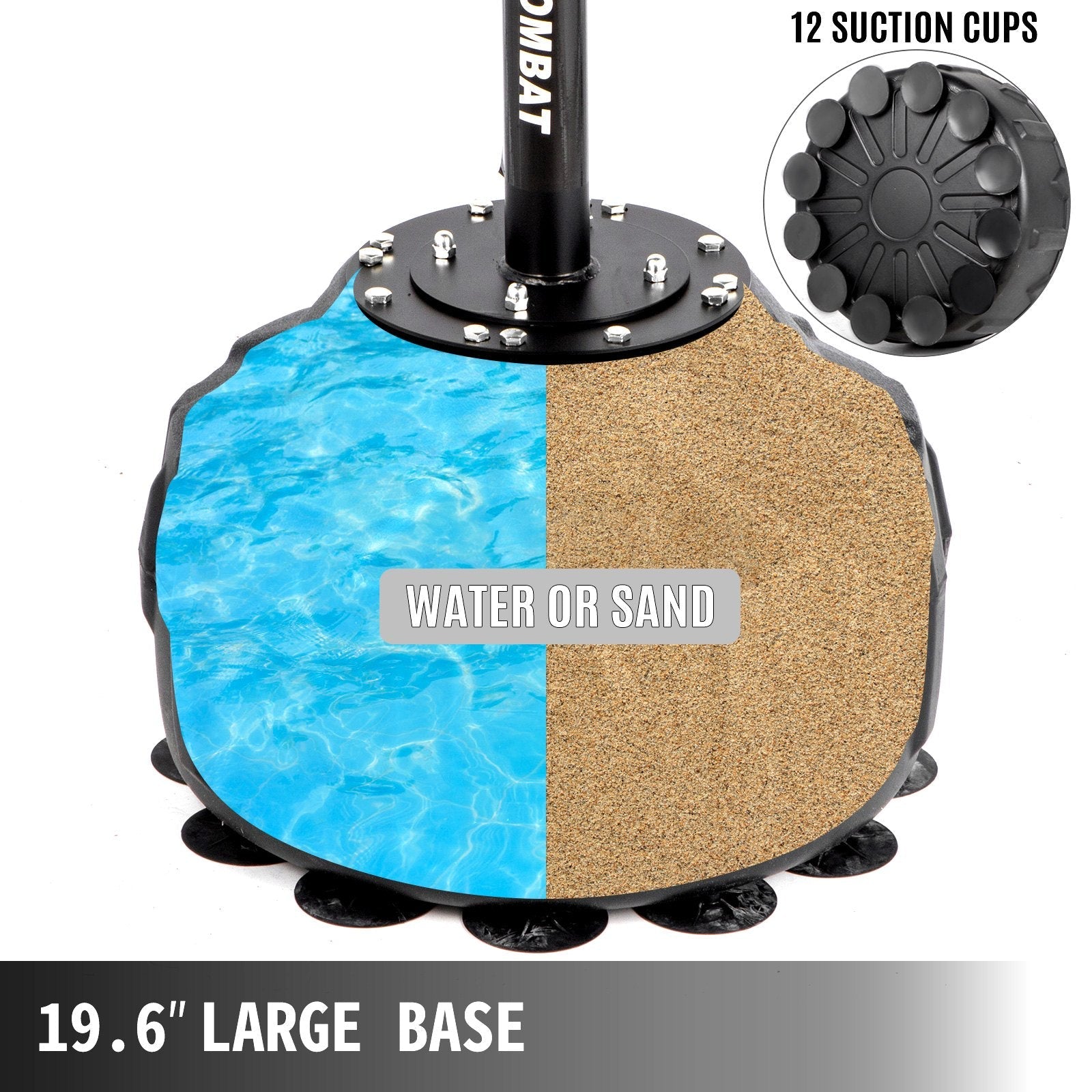 VEVOR Boxing Speed Trainer, Punching Bag Spinning Bar, Training Boxing Ball with Reflex Bar & Gloves, Solid Speed Punching Bag Free Standing, Adjustable Height, for Man, with A Ball 