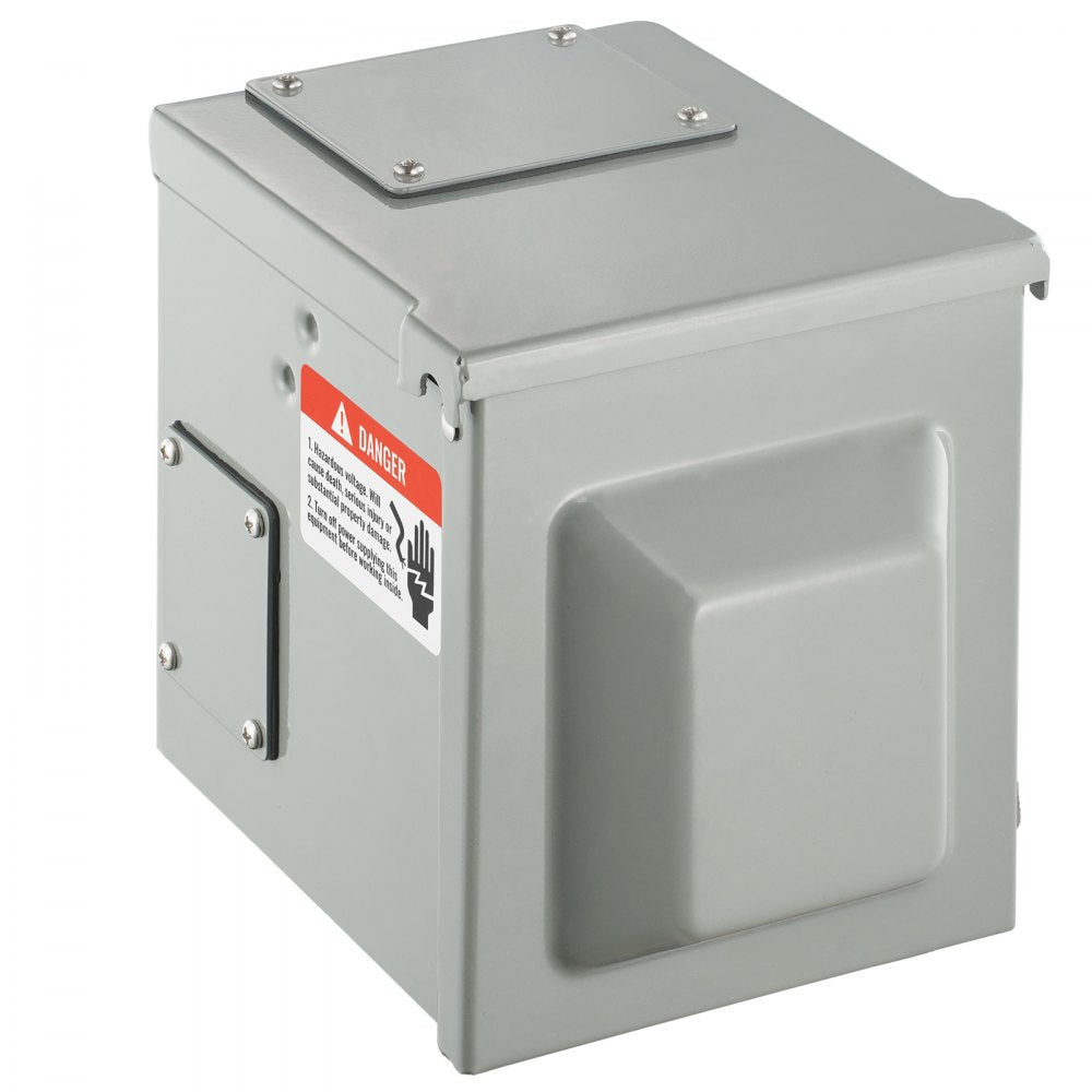 VEVOR 50 Amp RV Power Outlet Box, 125/250 Volt, Enclosed Lockable Outdoor RV Receptacle Box, NEMA 14-50R Weatherproof Electrical Panel, for RV Camper Trailer Motorhome Tested to UL Standards 