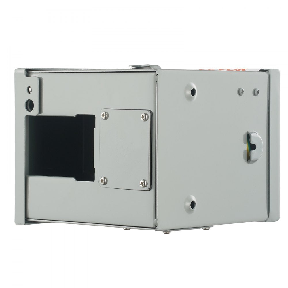 VEVOR 50 Amp RV Power Outlet Box, 125/250 Volt, Enclosed Lockable Outdoor RV Receptacle Box, NEMA 14-50R Weatherproof Electrical Panel, for RV Camper Trailer Motorhome Tested to UL Standards 