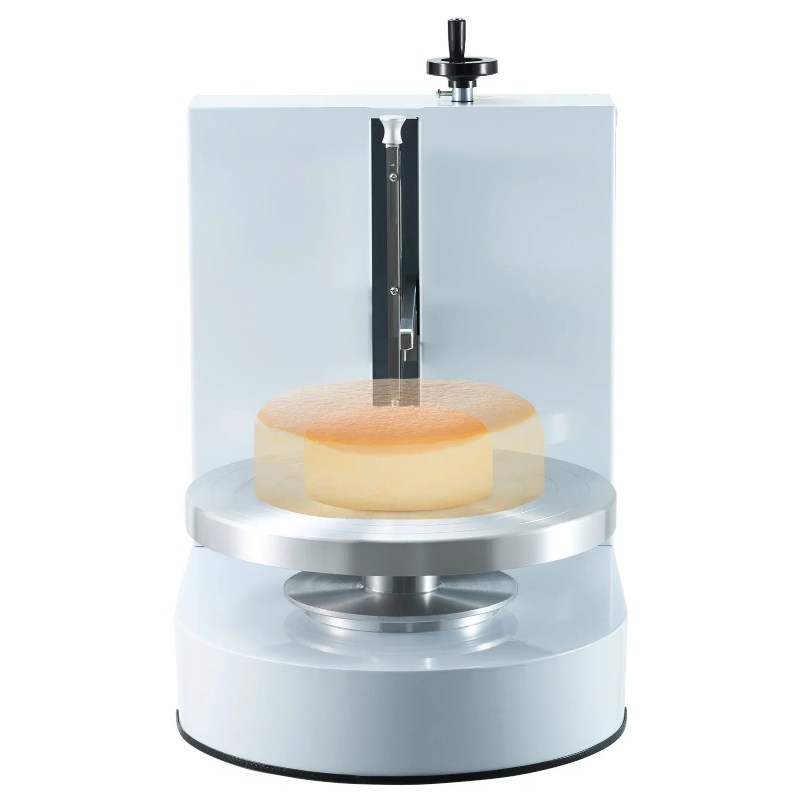 VEVOR Cake Decorating Machine Cake Frosting Spreading for 4" to 12" Cake White