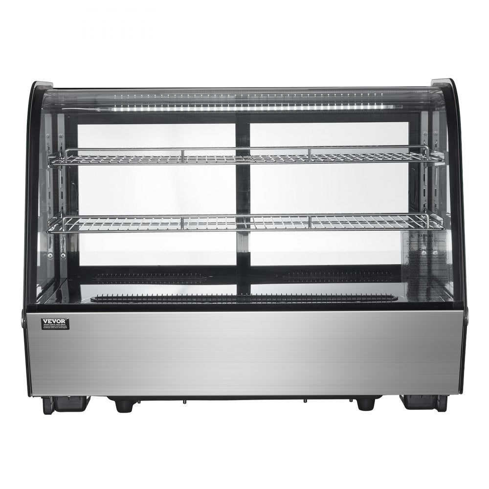 VEVOR Refrigerated Display Case Bakery Display Fridge Case 5 cu ft/146L 2-Tier 