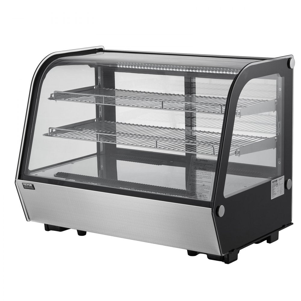 VEVOR Refrigerated Display Case Bakery Display Fridge Case 5 cu ft/146L 2-Tier 