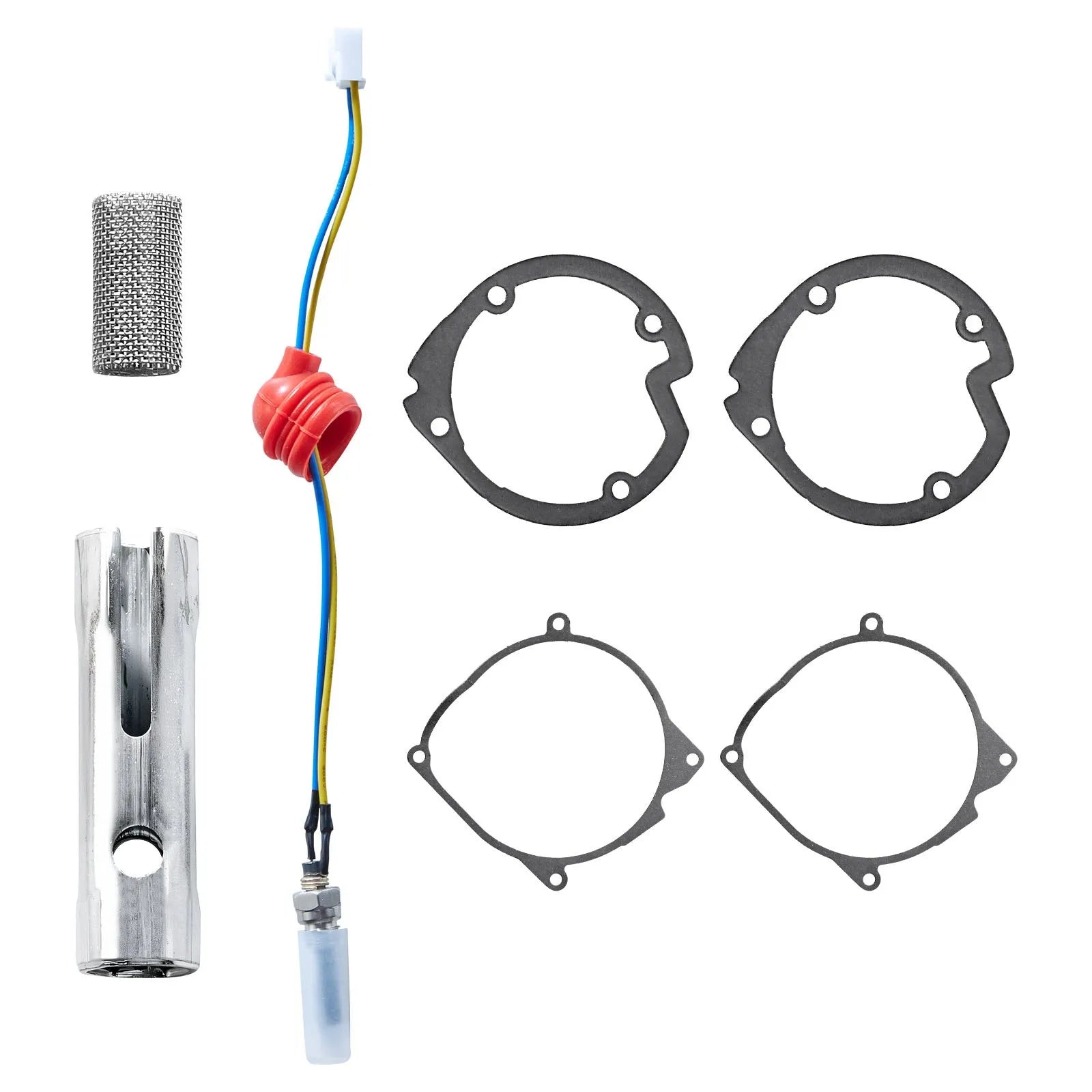 VEVOR 8V Glow Plug Repair Kit, Glow Plug Heater Repair Parking Heater Maintenance Kit with Atomization Mesh, Compatible with 2KW 5KW 8KW Diesel Air Heaters Models, Diesel Heaters Parts for Car Truck 